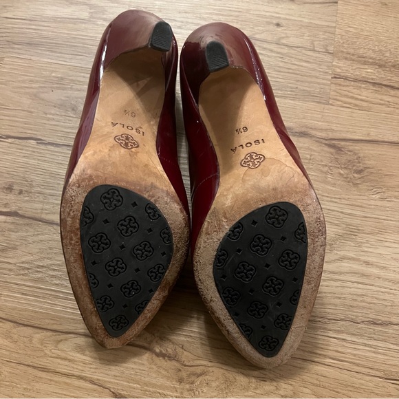 Isola Red Stiletto Pumps size 6 1/2 - Picture 5 of 8